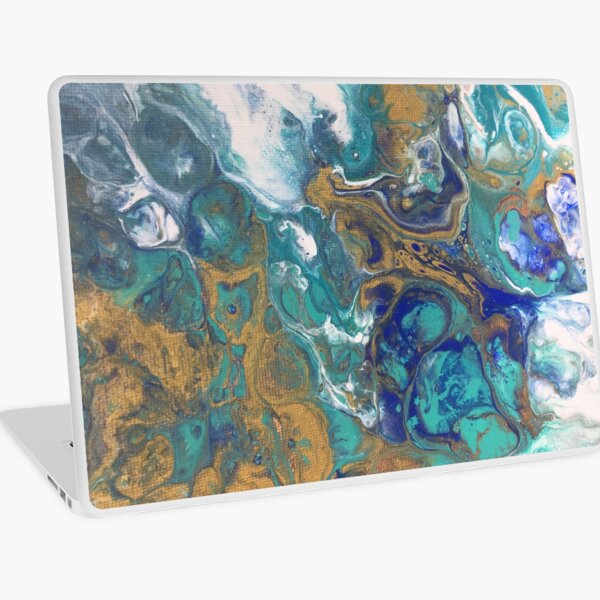 Acrylic Pour Art Laptop Skin