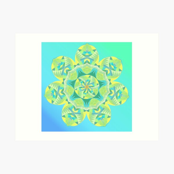 Grasshopper Katydid Leaves and Fauna Fall Into Winter Collection by Green Bee Mee Art Print