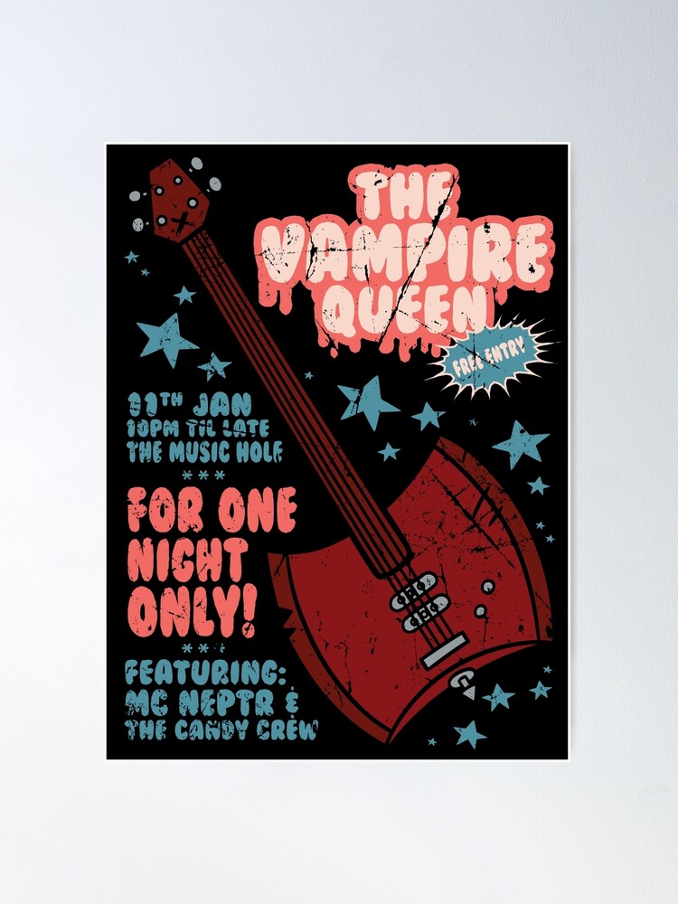 Alternate view of The Vampire Queen Music Poster Poster