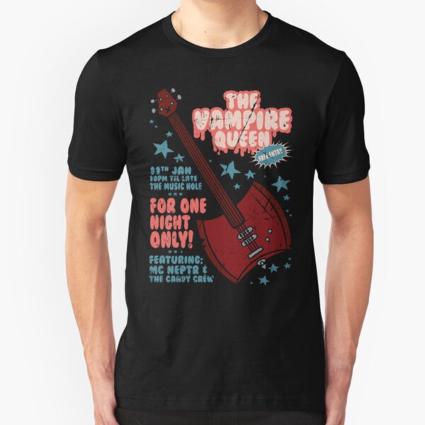 The Vampire Queen Music Poster Slim Fit T-Shirt