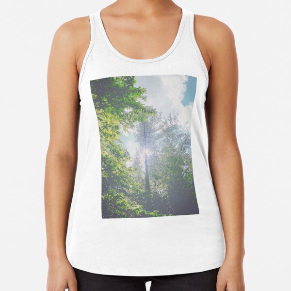 Countryside, Lakes & Forest C155d Racerback Tank Top