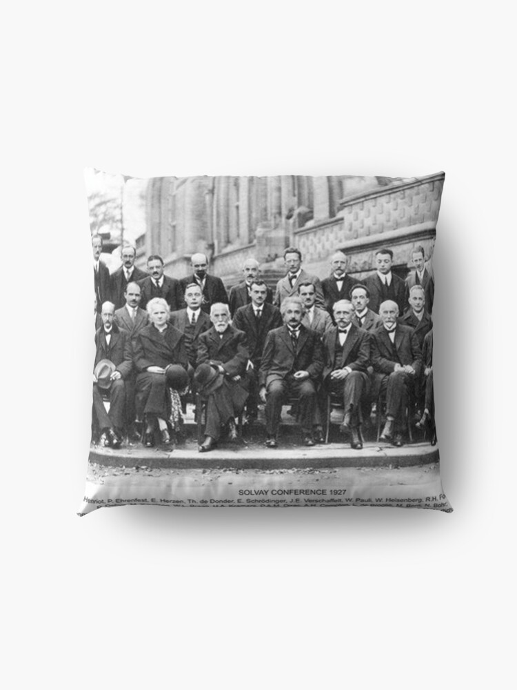 Alternate view of Solvay Conference Floor Pillow