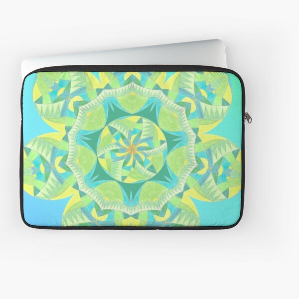 Grasshopper Katydid Leaves and Fauna Fall Into Winter Collection by Green Bee Mee Laptop Sleeve