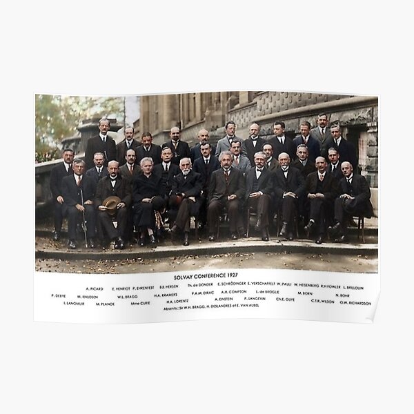 Solvay Conference Poster