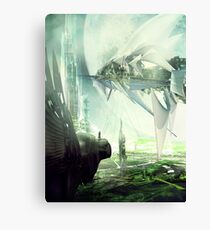 Waiting for the last launch Canvas Print