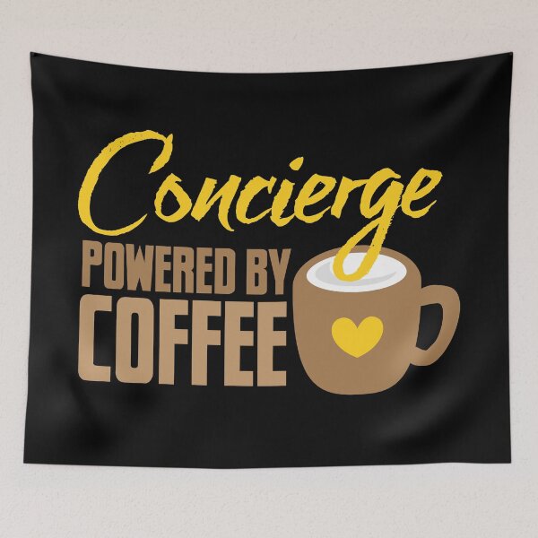 Item preview, Concierge powered by coffee designed and sold by jazzydevil.