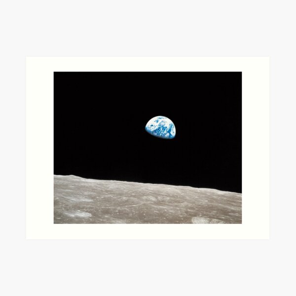 Earthrise Apollo 8 Art Print