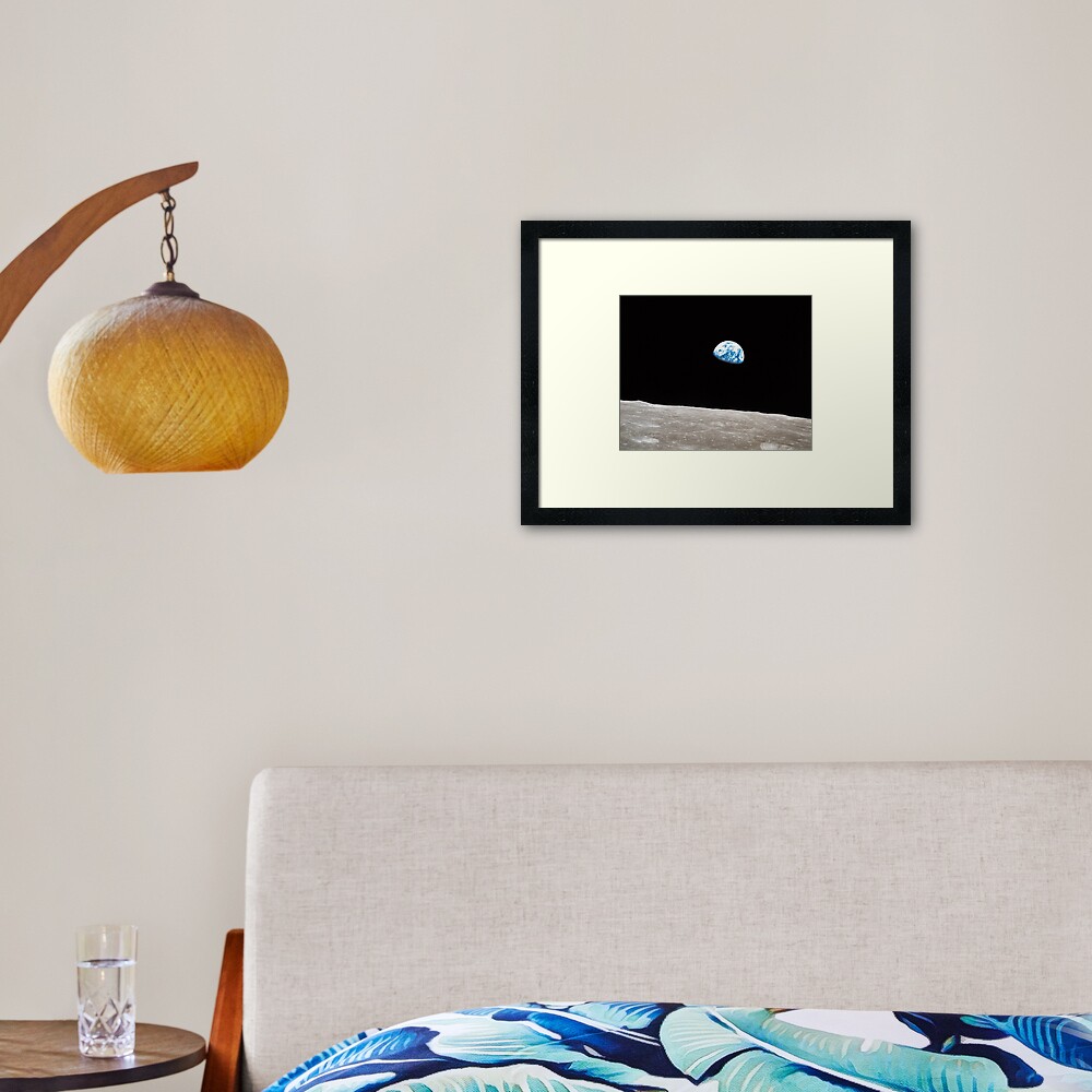 Earthrise Apollo 8 Framed Art Print