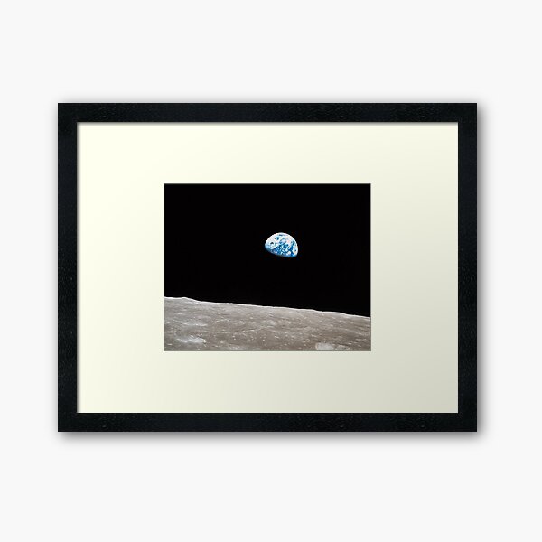 Earthrise Apollo 8 Framed Art Print
