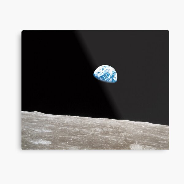 Earthrise Apollo 8 Metal Print