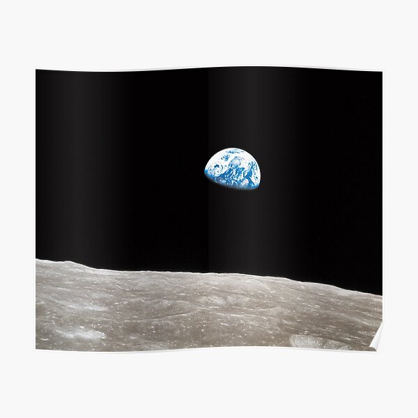 Earthrise Apollo 8 Poster