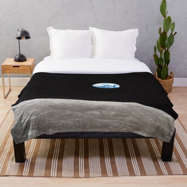 Earthrise Apollo 8 Throw Blanket