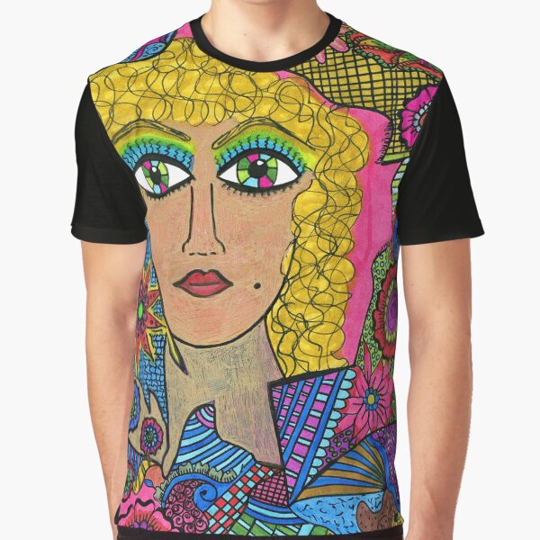 Kaleidoscope Eyes Graphic T-Shirt