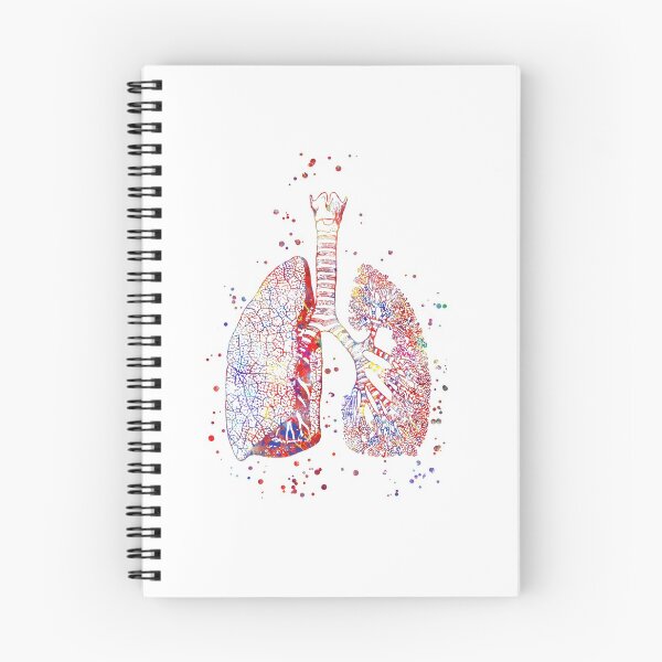 Artikelvorschau, Lungen, Lungenanatomie, medizinische Kunst, Aquarelllungen, abstrakte Lungen entworfen und verkauft von Rosaliartbook.