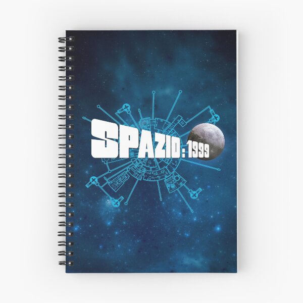 Item preview, SPAZIO: 1999 LOGO + MOON + NEBULA BKGND2 designed and sold by sorellarium13.