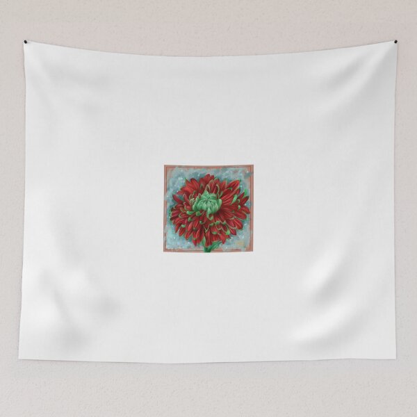 Item preview, December Winter Chrysanthemum designed and sold by brittsartvibes.