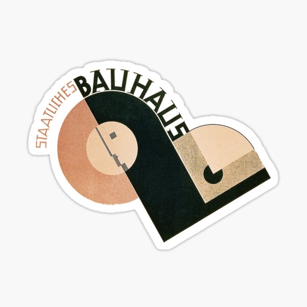 Bauhaus Logo 1919 Sticker