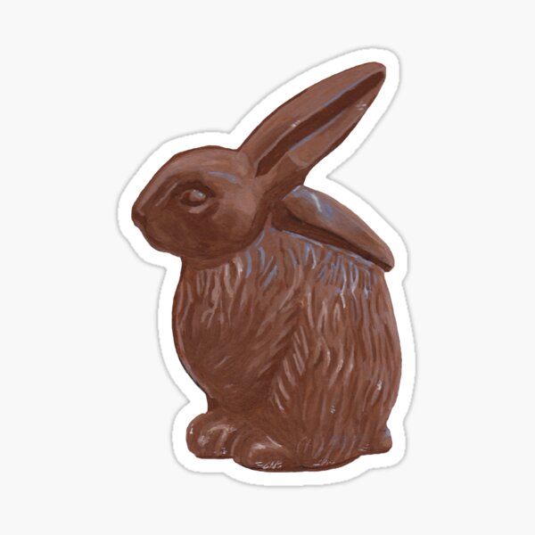Chocolate rabbit Sticker