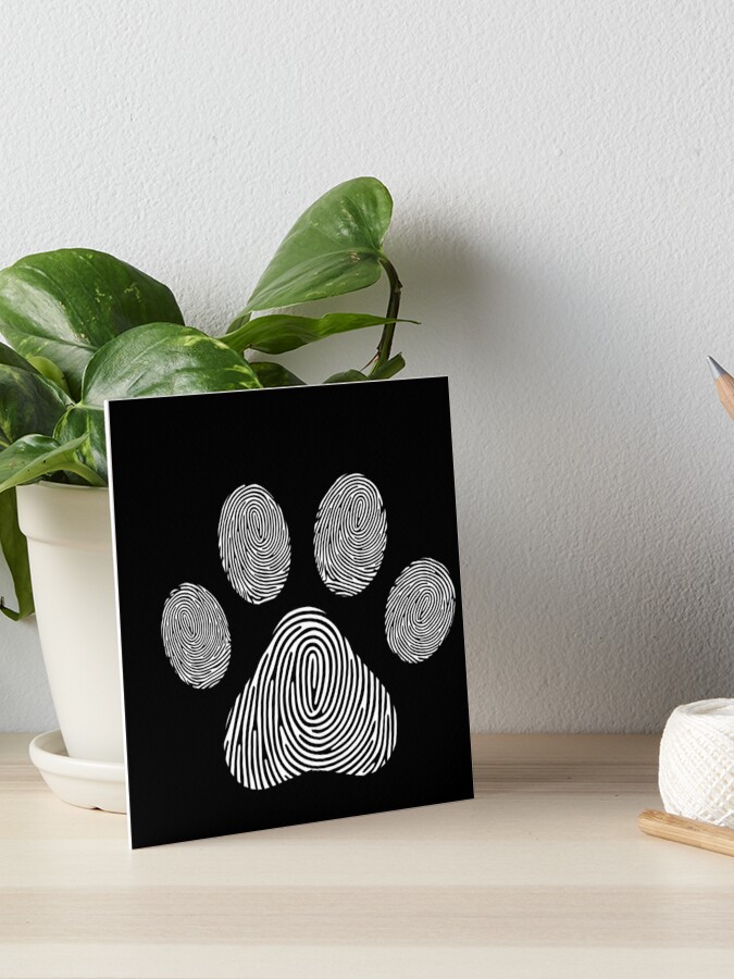 DOG POSTERS Fingerprint Art, Dog Fingerprint Art Kit, Digital