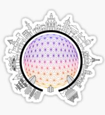 Epcot Around the World Sticker