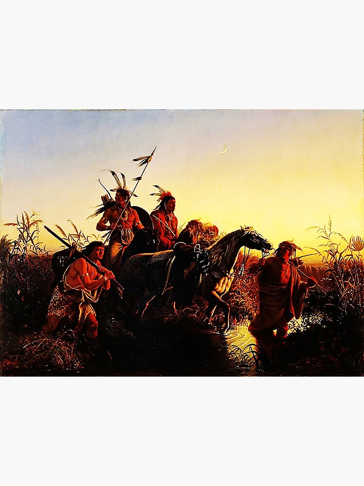 American Indians, by Karl Wimar  by edsimoneit
