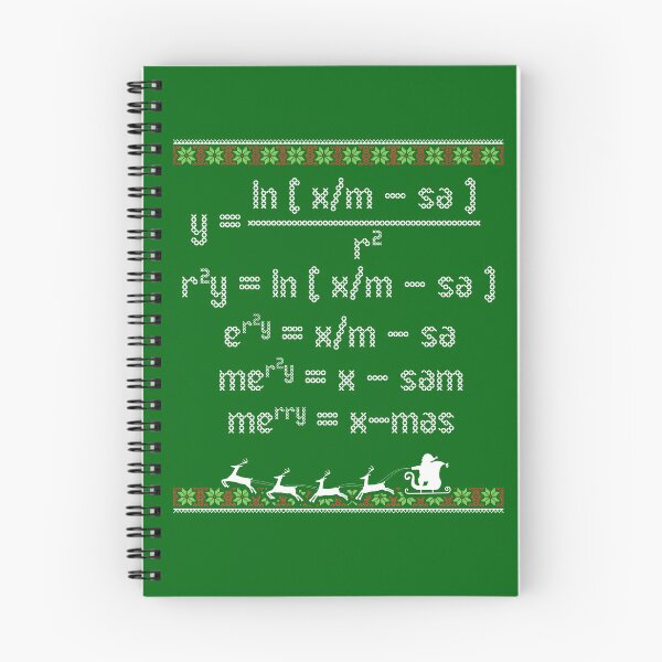 Item preview, Merry Christmas Math Equation Ugly Christmas designed and sold by Bethcentral Designs.