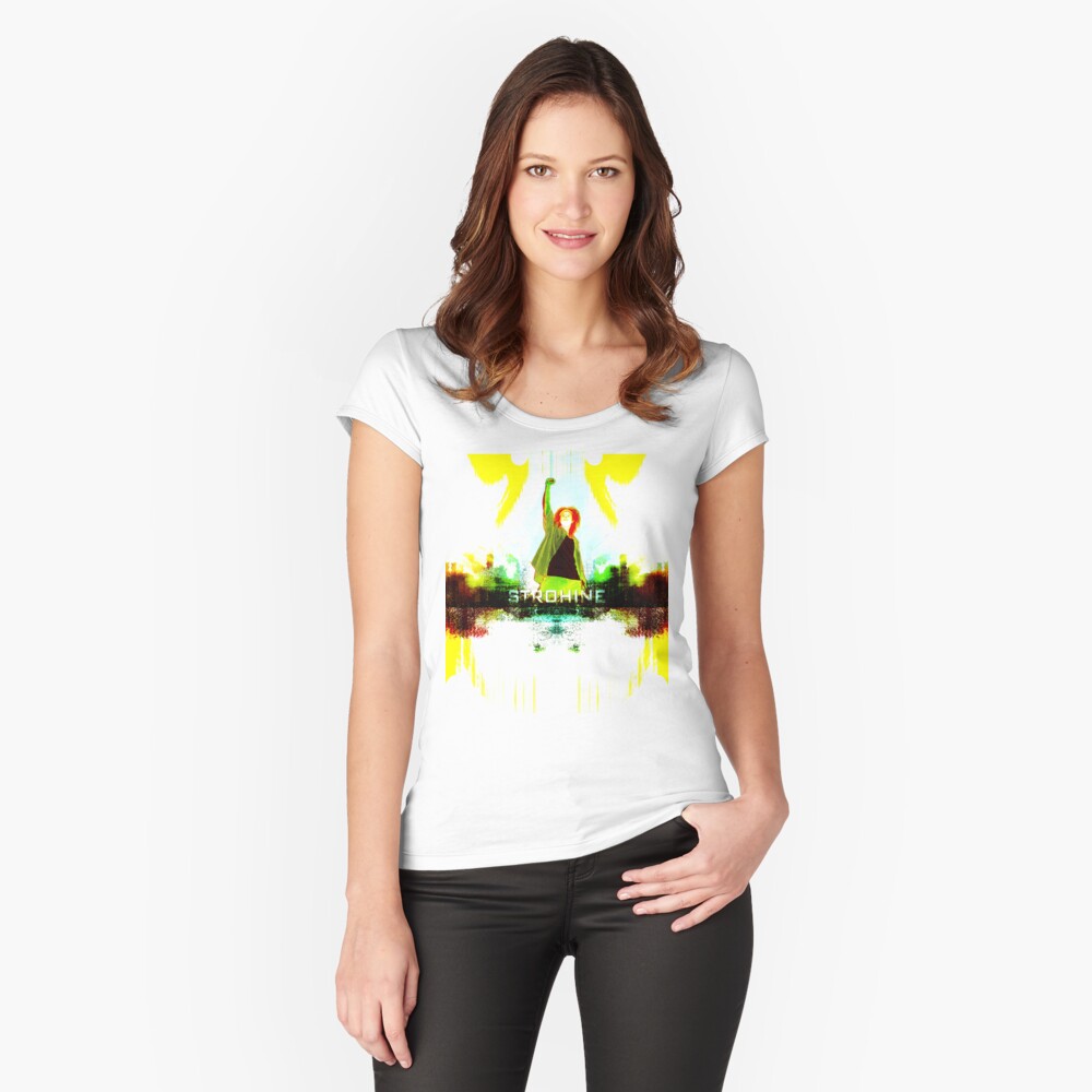 Item preview, Fitted Scoop T-Shirt designed and sold by STROHINE.