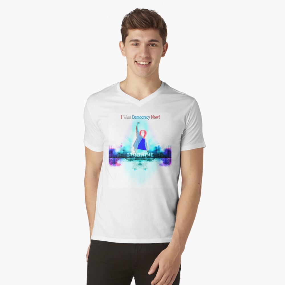 Item preview, V-Neck T-Shirt designed and sold by STROHINE.