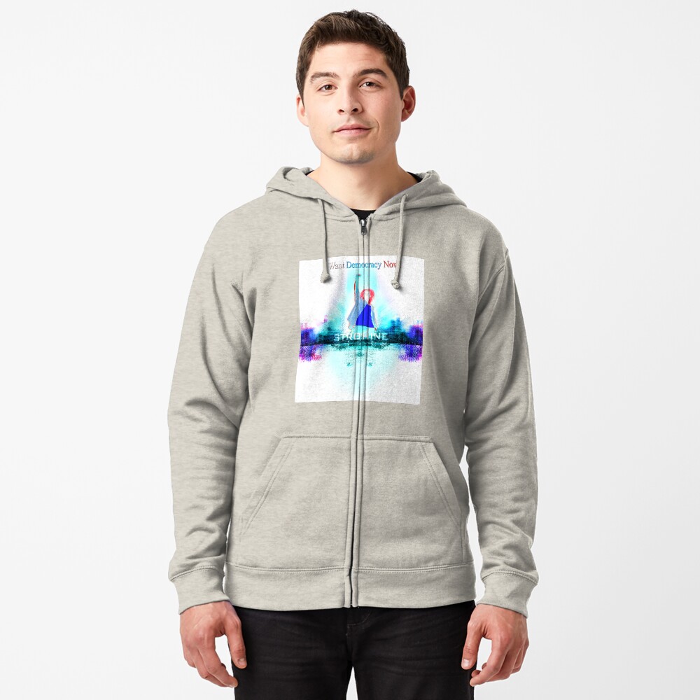 Item preview, Zipped Hoodie designed and sold by STROHINE.
