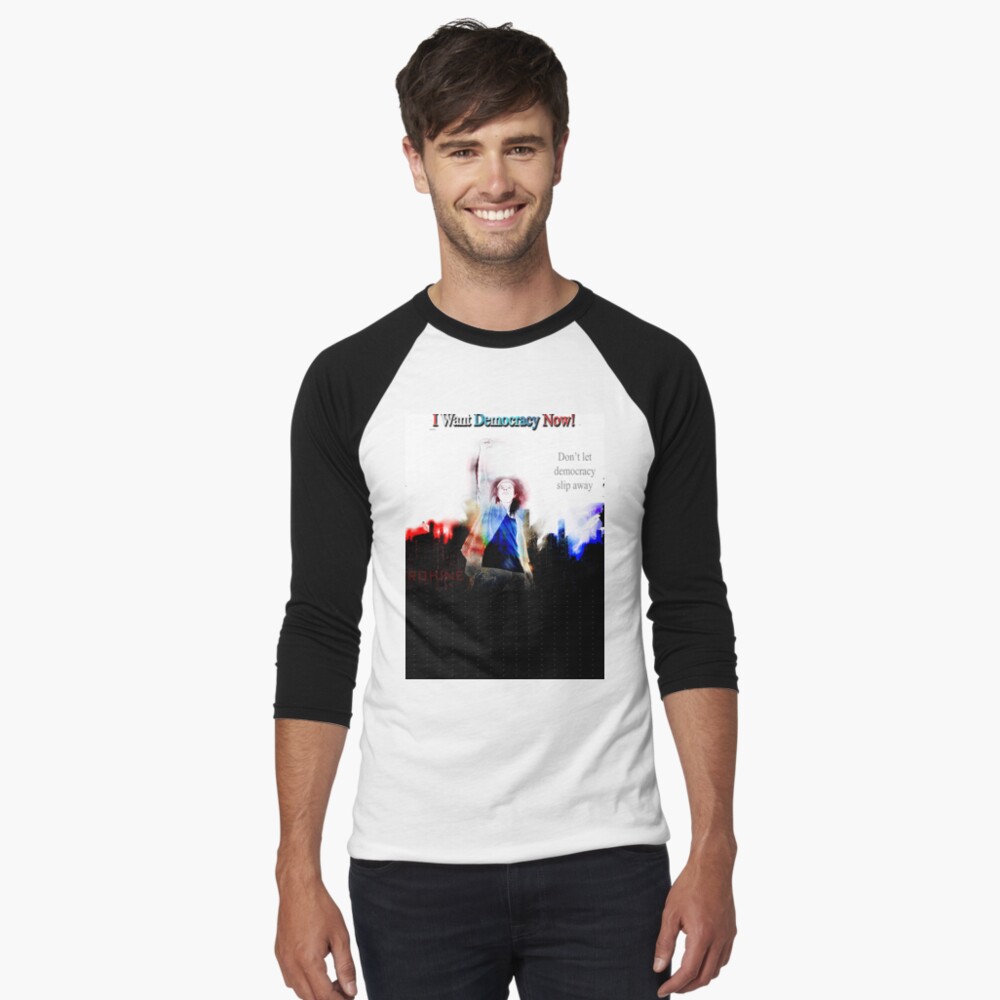 Item preview, Baseball ¾ Sleeve T-Shirt designed and sold by STROHINE.