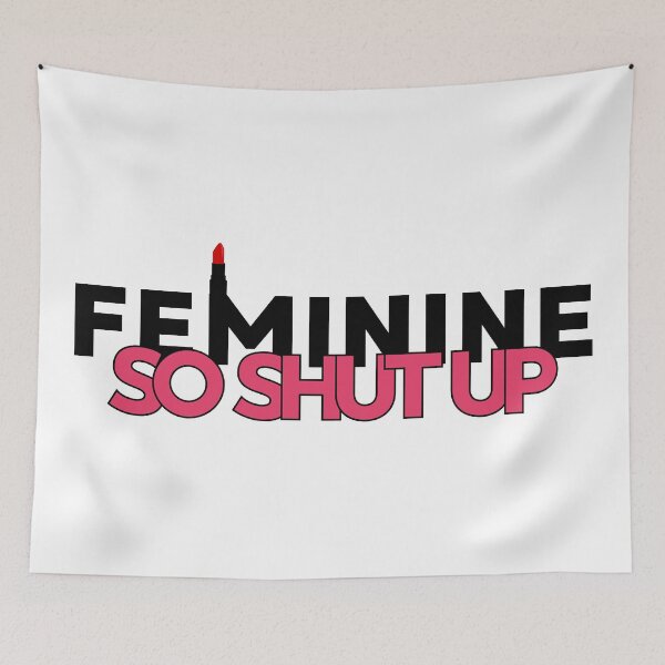 Item preview, Feminine feminism lipstick Strong woman designed and sold by emphatic.