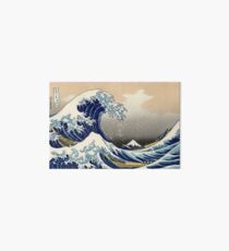 Hokusai The Great Wave of Kanagawa Art Board