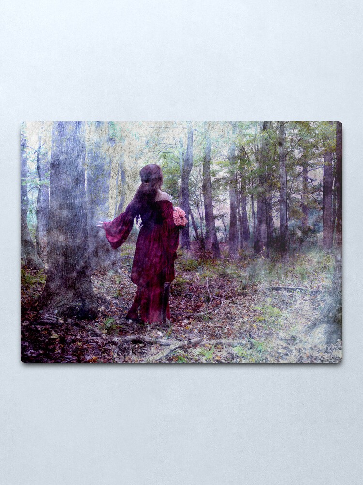Alternate view of The Woods Speak Metal Print