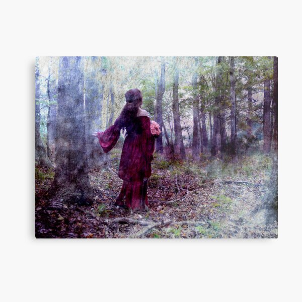 The Woods Speak Metal Print