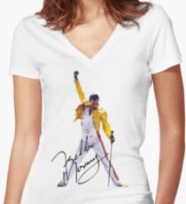 Freddie Women's Fitted V-Neck T-Shirt