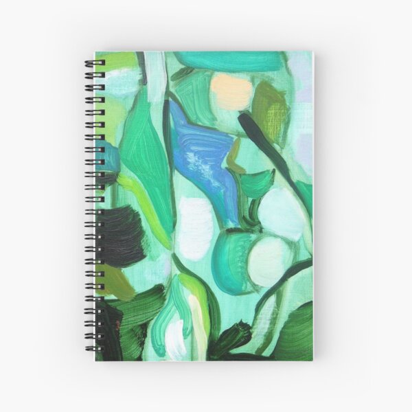 Aqua Birch Spiral Notebook