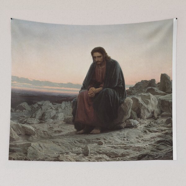 Item preview, Christ in the Desert - Ivan Kramskoi designed and sold by CJET.