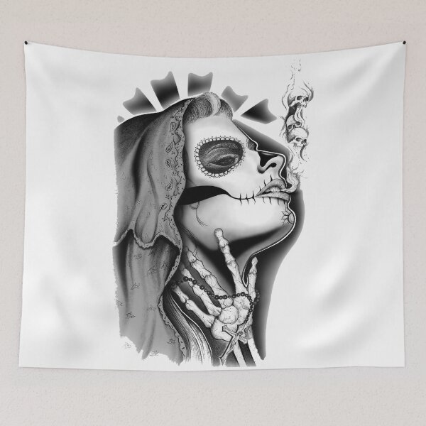 Item preview, 420 Mary Design Chicano Tattoo Art designed and sold by KulturaLA.