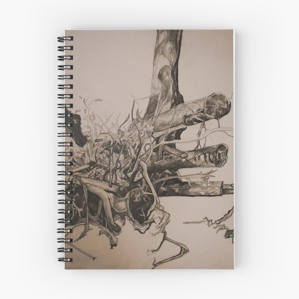 Item preview, Landscape Study in Pencil.  Chopped Tree designed and sold by Lozzar Flowers & Art.