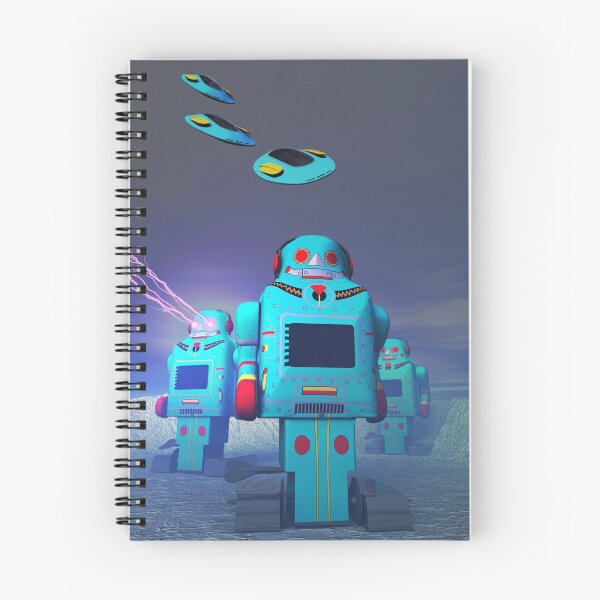 Artikelvorschau, Toy Robos beim Angriff entworfen und verkauft von mdkgraphics.