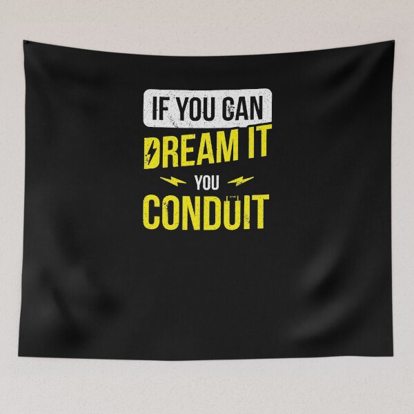 Item preview, Cool If You Can Dream You Conduit Pun Electrician T-Shirt designed and sold by LookTwice.