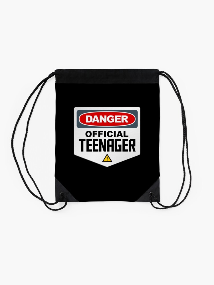 Alternate view of Danger Official Teenager Drawstring Bag