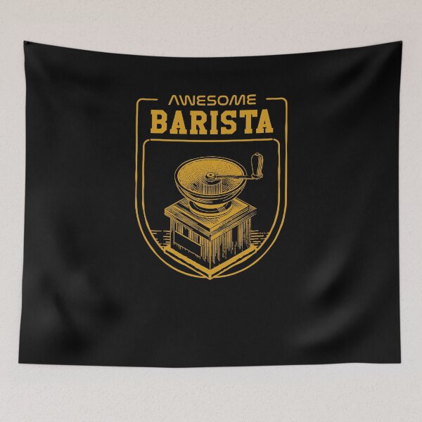 Item preview, Funny Awesome Barista Coffee Grinder Coffee Cafe Latte Shirt designed and sold by LookTwice.