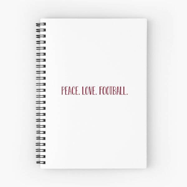 Item preview, peace. love. football designed and sold by brooke-rebe.