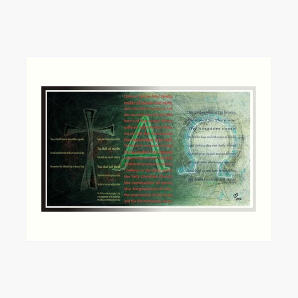tAO with text Art Print