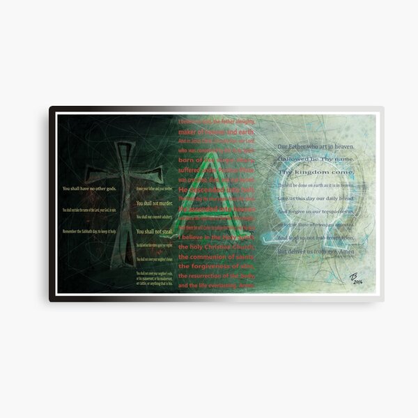 tAO with text Metal Print