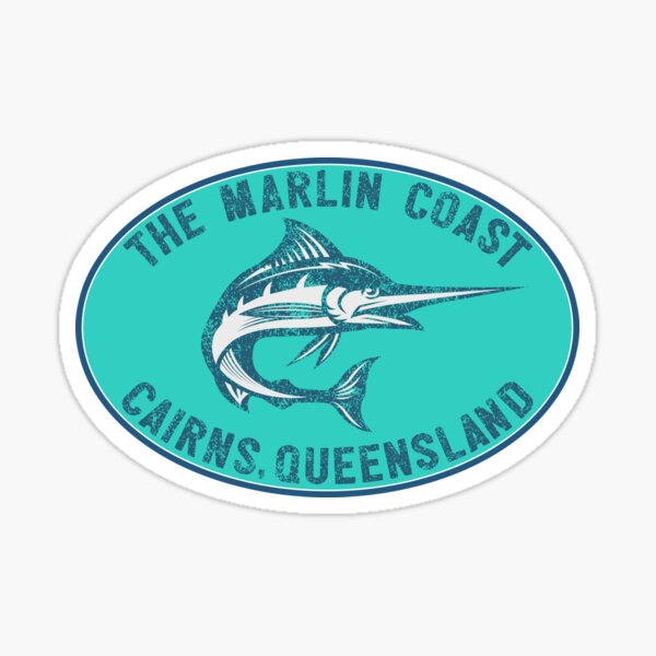 The Marlin Coast Cairns Queensland Australia Great Barrier Reef Coral Sea Sticker