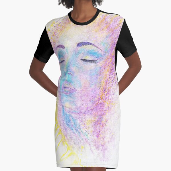 Di Sole e D'azzuro (Of Sun and Blue) Graphic T-Shirt Dress