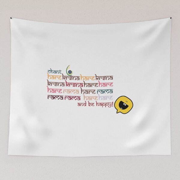 Item preview, Chanting the Krishna maha-mantra Hare Krishna, Hare Krishna designed and sold by KARTICK DUTTA.