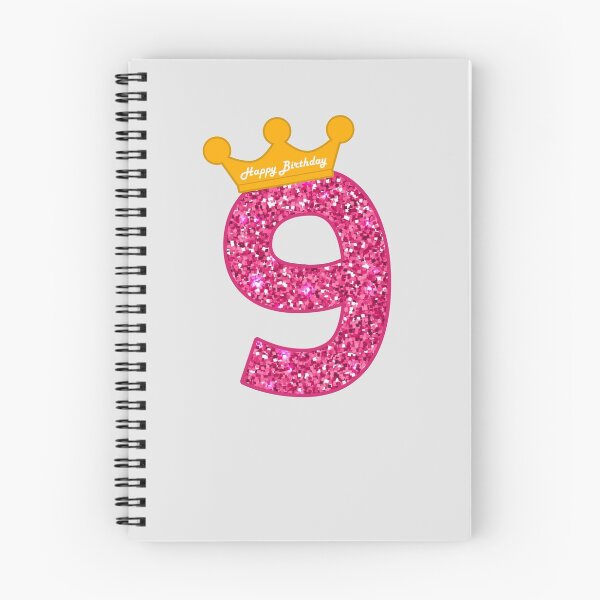 Item preview, Happy Birthday Art, Girls 9th Party 9 Years Old Bday designed and sold by melsens.